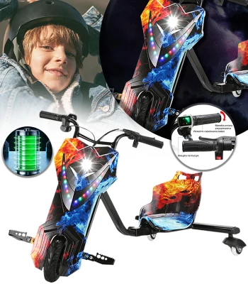 Gordon G810 Driftovacia elektrická trojkolka, LED, 100 kg, 250 W, 15 km/h
