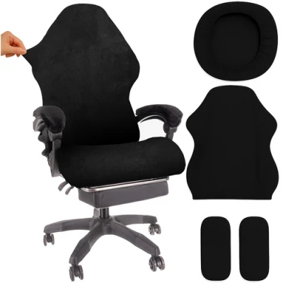 Dunmoon 25824 Elastický potah s područkami na herní židli černý
