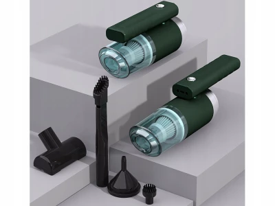 Verk 24511 Akumulátorový ruční vysavač do auta 3 v 1, 120W zelený 