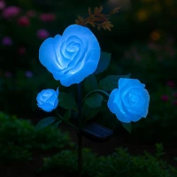 Gardlov 25282 Zahradní solární osvětlení růže, 80 cm