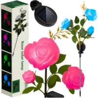 Gardlov 25282 Zahradní solární osvětlení růže, 80 cm