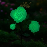 Gardlov 25282 Zahradní solární osvětlení růže, 80 cm