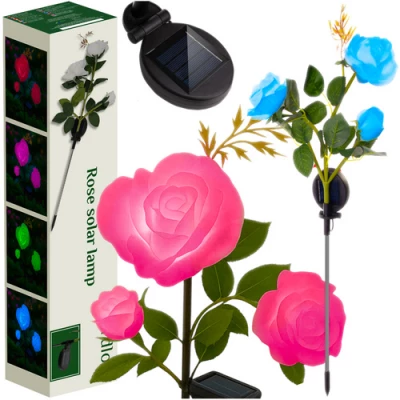 Gardlov 25282 Zahradní solární osvětlení růže, 80 cm