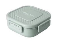 Verk 07327 Svačinový box s přihrádkami a příborem 1300 ml, zelenožlutá