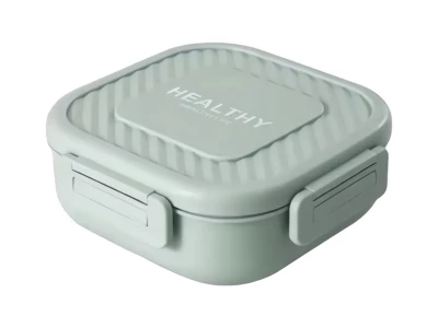 Verk 07327 Svačinový box s přihrádkami a příborem 1300 ml, zelenožlutá