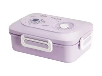 Verk 07326 Svačinový box s přihrádkami a příborem 1500 ml, bílý