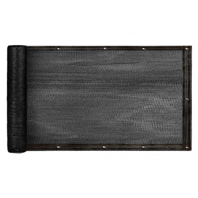 KIK KX3157 Balkonová zástěna síťovaná 105 x 500 cm, černá