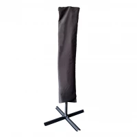 KIK KX3313 Slunečník s boční nohou 290 cm černý