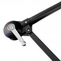 KIK KX3313 Slunečník s boční nohou 290 cm černý