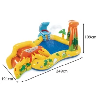 INTEX 57444 Hrací centrum Dinosaurus 249x191x109 cm