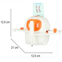 KIK KX3145 Edukativní robot pro děti - Nauka kreslení a angličtiny, oranžový