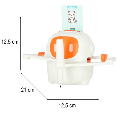 KIK KX3145 Edukativní robot pro děti - Nauka kreslení a angličtiny, oranžový