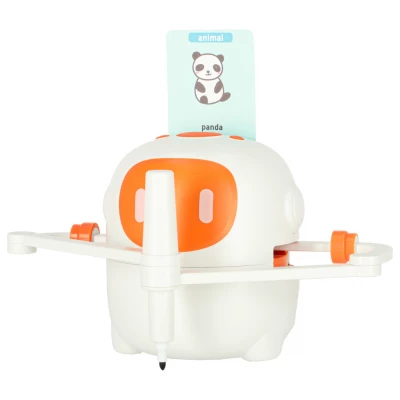 KIK KX3145 Edukativní robot pro děti - Nauka kreslení a angličtiny, oranžový