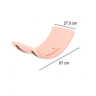 KIK KX3735 Balanční houpací deska pro děti 67 x 29 cm, růžová