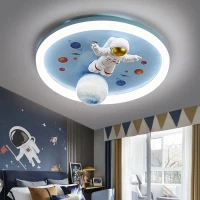 KIK KX3167 LED Stmívatelné dětské stropní svítidlo LED, 55W, astronaut