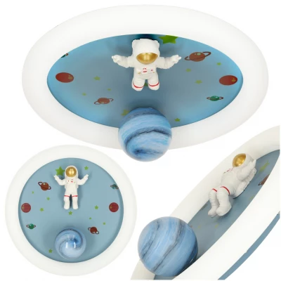KIK KX3167 LED Stmívatelné dětské stropní svítidlo LED, 55W, astronaut