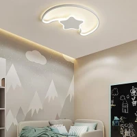 KIK KX3175 LED Stmívatelné dětské stropní svítidlo LED, 42W, 230V, měsíc