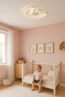 KIK KX3175 LED Stmívatelné dětské stropní svítidlo LED, 42W, 230V, měsíc