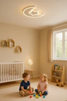 KIK KX3175 LED Stmívatelné dětské stropní svítidlo LED, 42W, 230V, měsíc