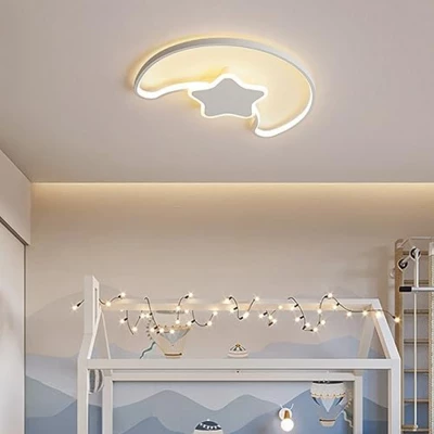 KIK KX3175 LED Stmívatelné dětské stropní svítidlo LED, 42W, 230V, měsíc