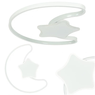 KIK KX3175 LED Stmívatelné dětské stropní svítidlo LED, 42W, 230V, měsíc