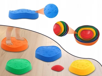 KIK KX3173 Balanční duhové kameny sada 5 ks