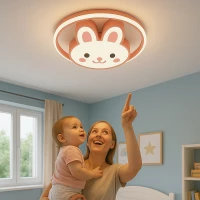 KIK KX3169 LED Stmívatelné dětské stropní svítidlo LED, 42W, 230V, králíček 