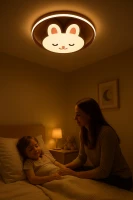 KIK KX3169 LED Stmívatelné dětské stropní svítidlo LED, 42W, 230V, králíček 