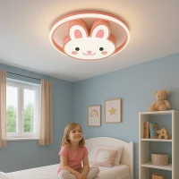 KIK KX3169 LED Stmívatelné dětské stropní svítidlo LED, 42W, 230V, králíček 