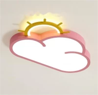 KIK KX3165 LED Stmívatelné dětské stropní svítidlo LED, 30W, růžový mráček