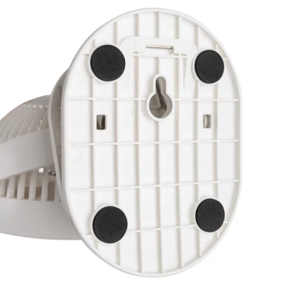 Ruhhy 25566 Ventilátor s klipom USB, 1200 mAh, USB-C, biely