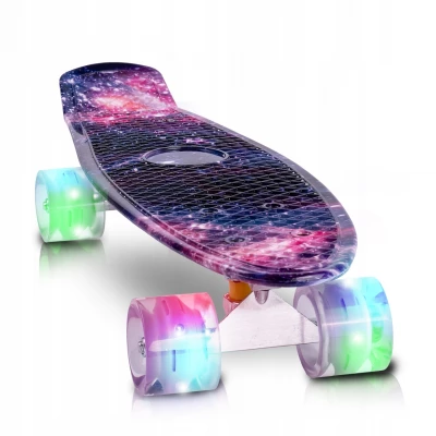 MalPlay Pennyboard s LED kolieskami 56 cm, priestor