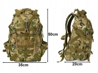 Verk 14606 Vojenský batoh 30 L, hnedá kamufláž