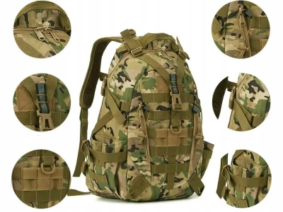 Verk 14606 Vojenský batoh 30 L, hnedá kamufláž
