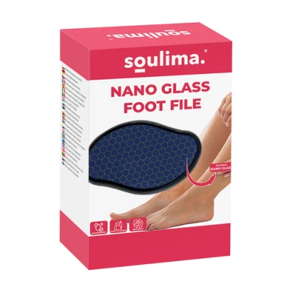 Soulima 25745 Pilník na paty 10 x 6 cm, černý