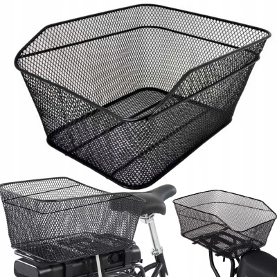 Verk 14573 Koš na zadní nosič kola 33x29x19cm, černý
