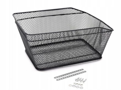 Verk 14573 Koš na zadní nosič kola 33x29x19cm, černý