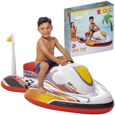 INTEX 57520 Nafukovací vodný skúter 117x77 cm, oranžový