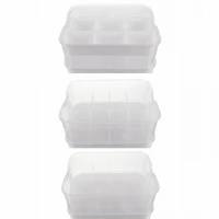 Kruzzel 25758 Úložný box na stavebnici, 29 l, 4 patra 