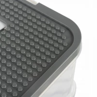 Kruzzel 25758 Úložný box na stavebnici, 29 l, 4 patra 