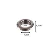 Gardlov 25811 Sada očiek s nitovačom a dierovačom, 100 ks 12/20 mm