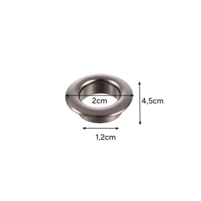 Gardlov 25811 Sada očiek s nitovačom a dierovačom, 100 ks 12/20 mm