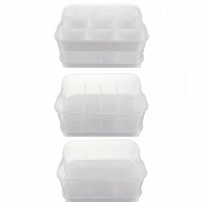 Kruzzel 25756 Úložný box na stavebnici, 15 l, 2 patra 