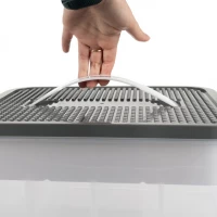 Kruzzel 25757 Úložný box na stavebnici, 22 l, 3 patra 