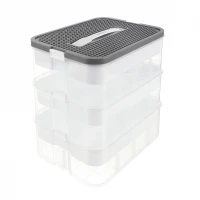 Kruzzel 25757 Úložný box na stavebnici, 22 l, 3 patra 