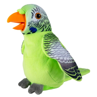 GT B31F Interaktívny hovoriaci papagáj 17 cm, zelený