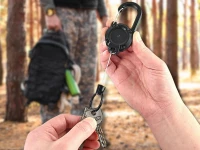 Verk 14600 Přívěsek na klíče s navíjecí šňůrkou, béžová