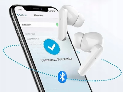 Verk 06355 Bezdrôtové slúchadlá F05 Bluetooth - Powerbank 400 mAh