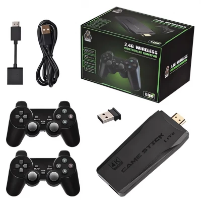 Verk 06363 Retro konzole HDMI 2.4G, karta 64GB, 20 000 her