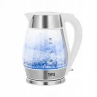 Teesa TSA1512W Rychlovarná konvice skleněná 1,7L, 2200W, bílá